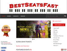Tablet Screenshot of bestseatsfast.com